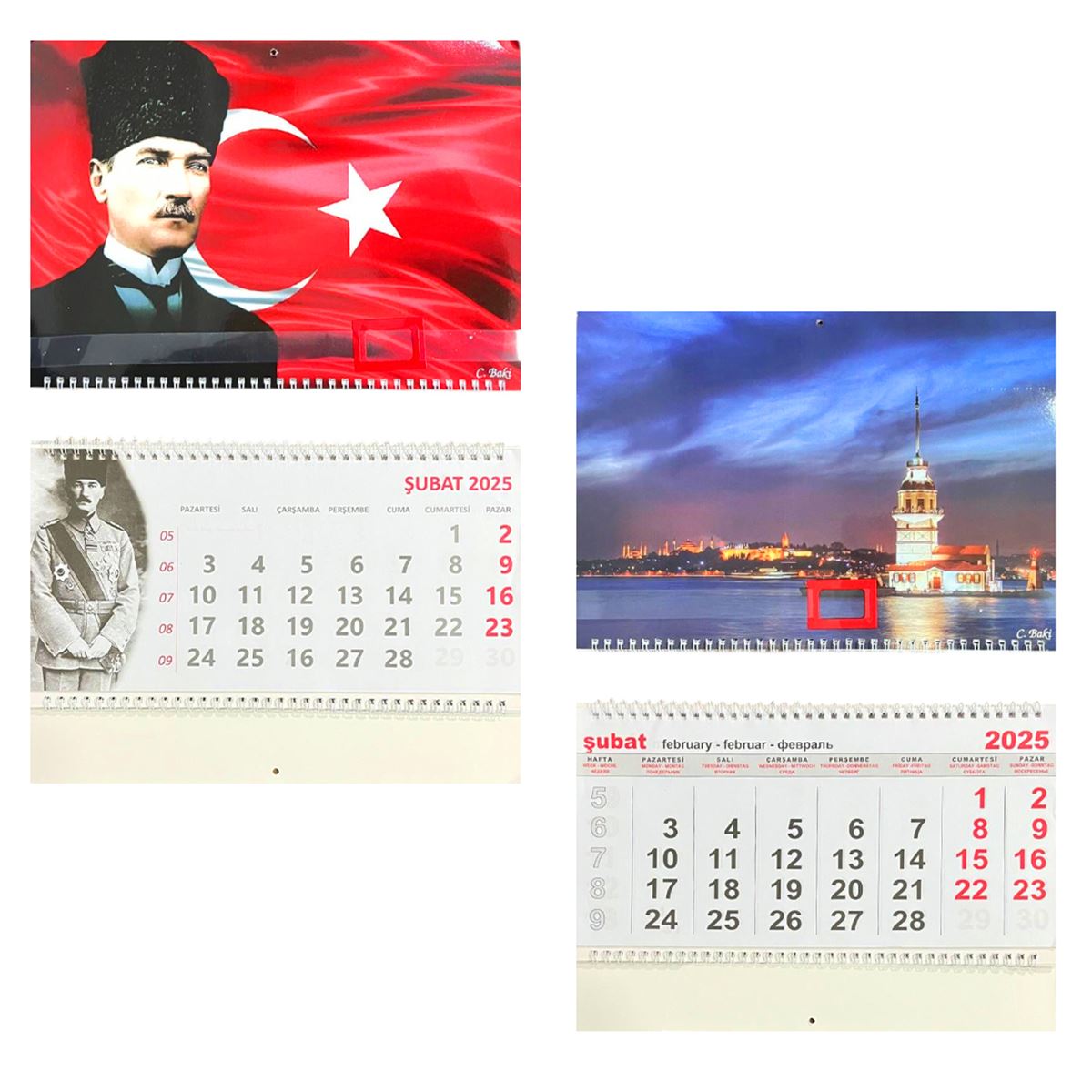 DENİZCİ TAKVİMİ 2025 SPİRALLİ JUMBO ATATÜRK - İSTANBUL 1