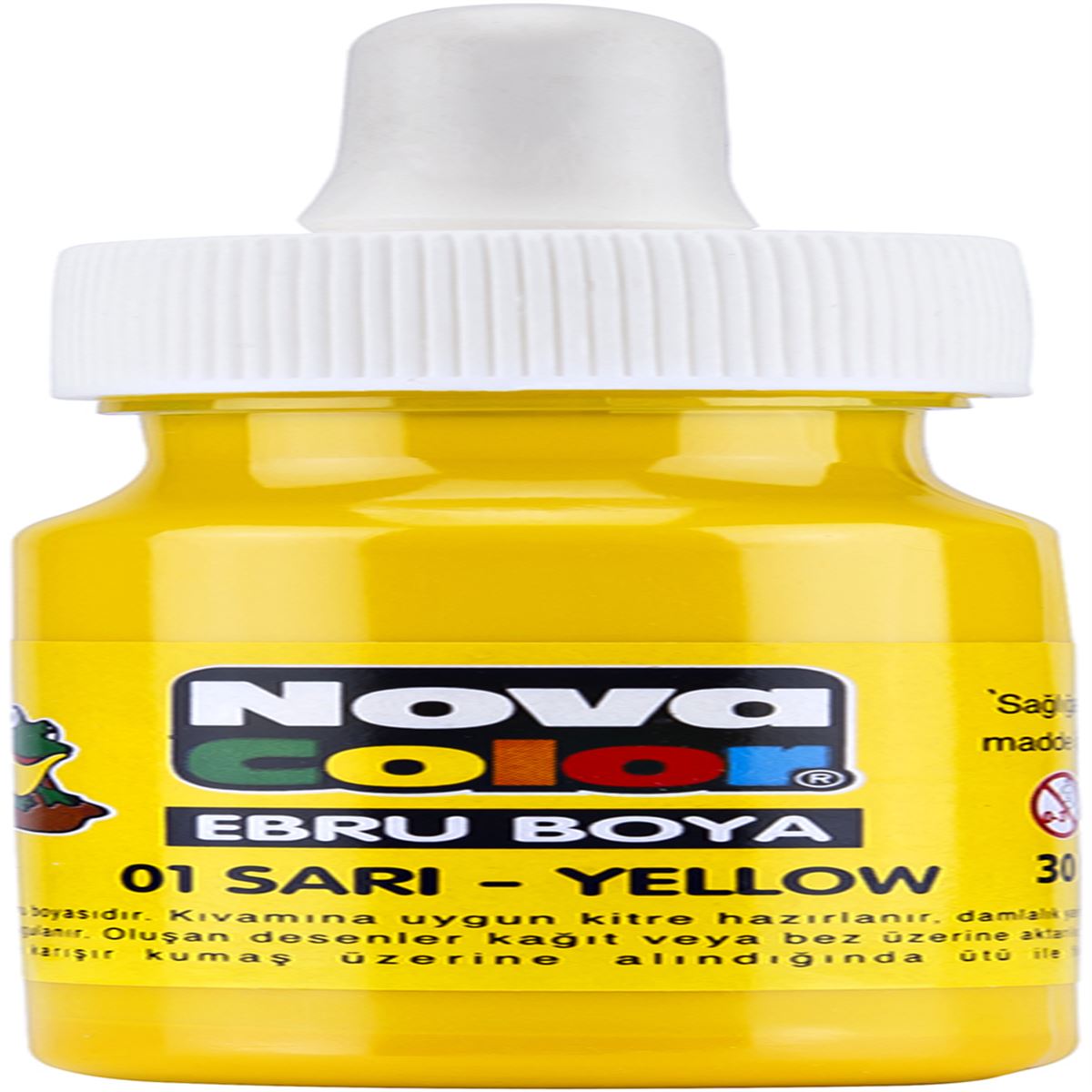 NOVA COLOR EBRU BOYASI ŞİŞE 30 ML SARI NC-240 1