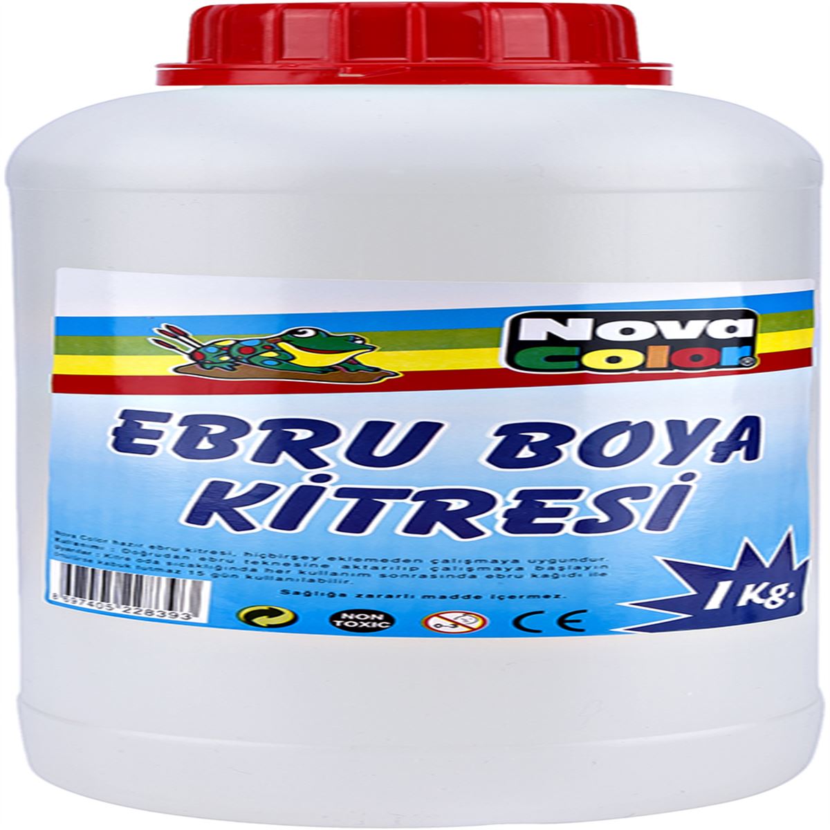 NOVA COLOR EBRU BOYA KİTRESİ NC-250 ŞİŞE 1000 ML. 1