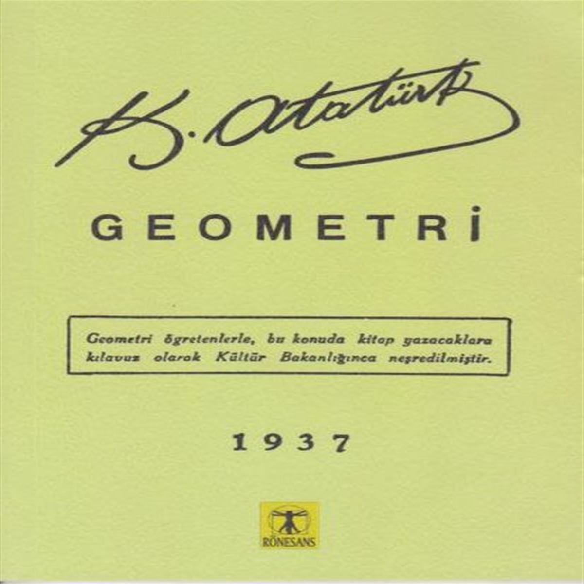 RÖNESANS EĞİTİM KİTABI GEOMETRİ (ATATÜRK) 1