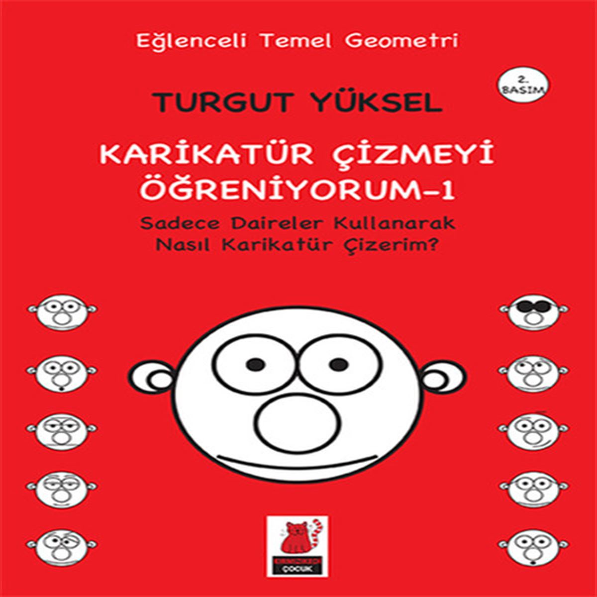 KIRMIZI KEDİ EĞİTİM KİTABI KARIKATÜR ÇIZMEYI ÖĞRENİYORUM - 1 1