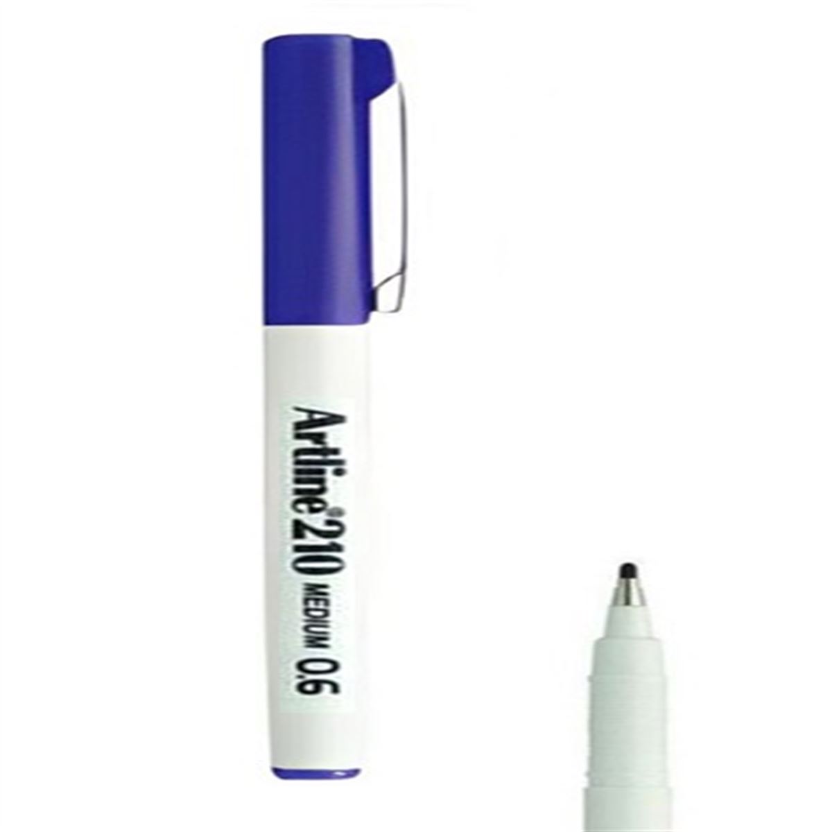 ARTLİNE İMZA ÇİZİM KALEMİ 210N MAVİ 0.6 12 Lİ 1