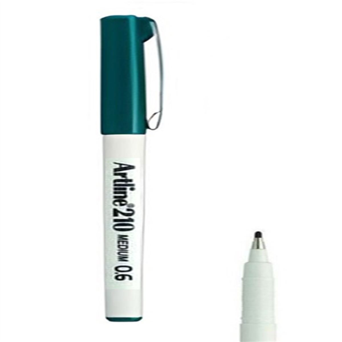 ARTLİNE ÇİZİM KALEMİ 210N KOYU YEŞİL 0.6 12 Lİ 1