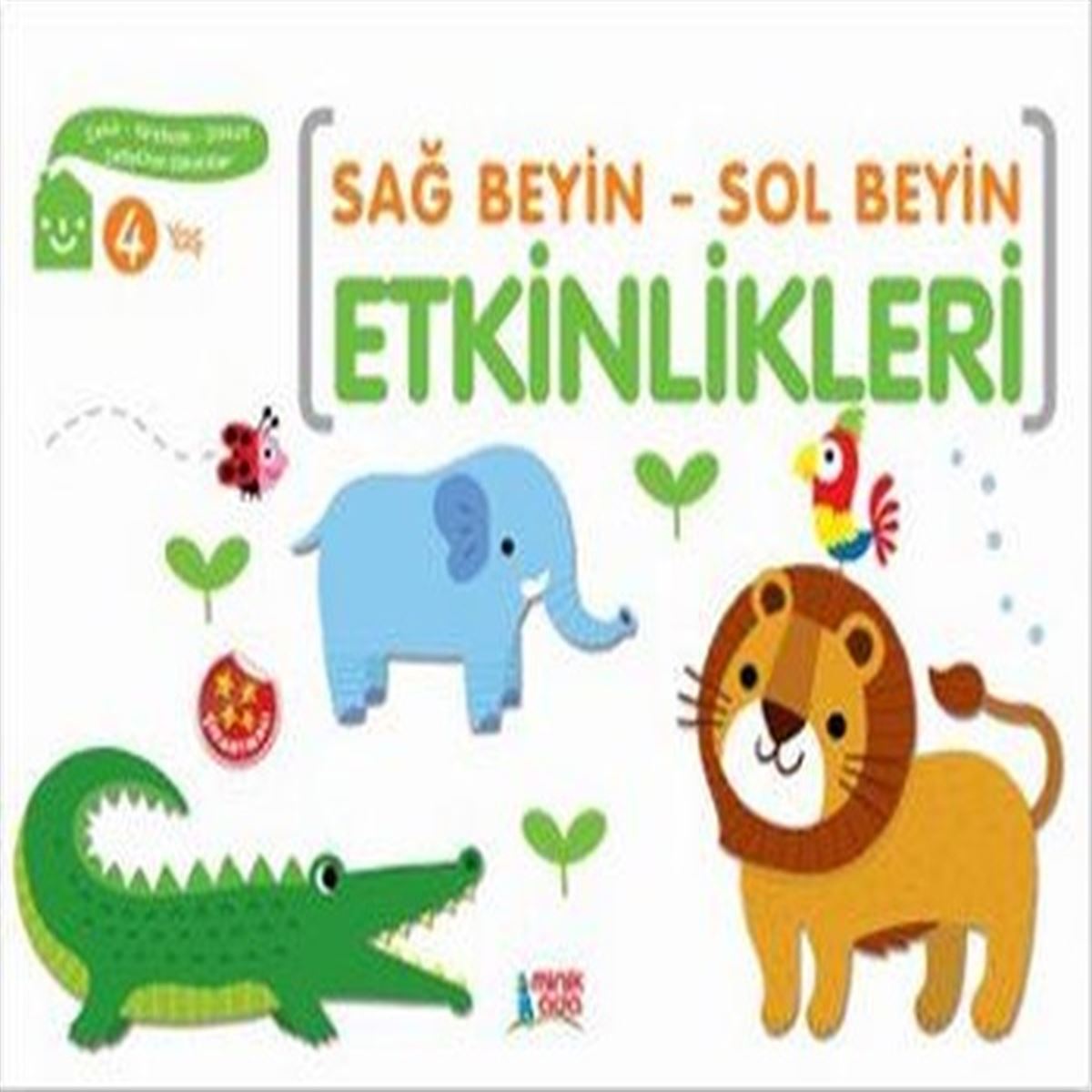 MİNİK ADA EĞİTİM KİTABI SAG BEYİN - SOL BEYİN ETKİNLİKLERİ 4 YAŞ 1