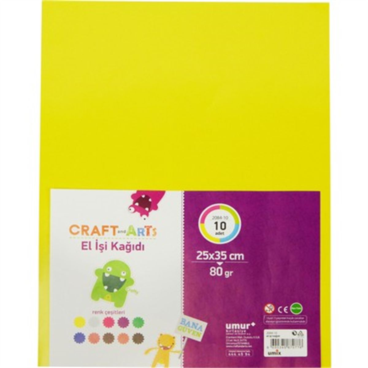 UMUR UMIX EL İŞİ KAĞIDI DOSYALI 10 LU 2084-D 1