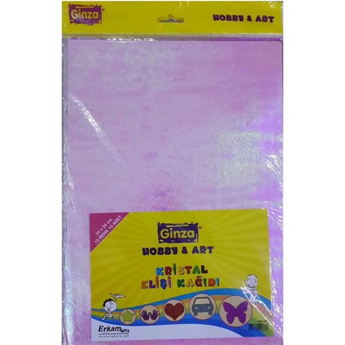 GINZA EL İŞİ KAĞIDI GN-282 KRİSTAL 24x34 10 LU 1