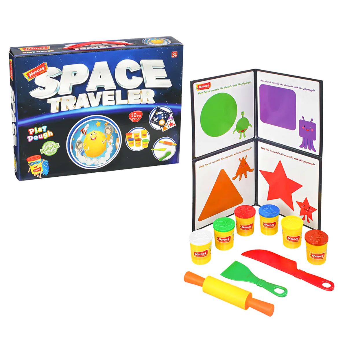 HEROES TOYS ERN-573 UZAY OYUN HAMURU SETİ 1