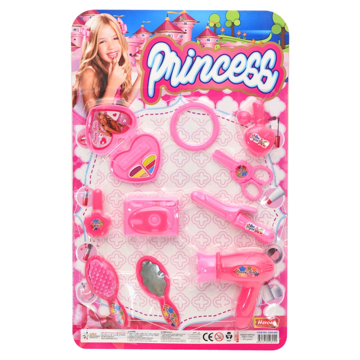 HEROES TOYS ERN-845 (KET-215) KARTELALI BÜYÜK OYUNCAK MAKYAJ SETİ 1