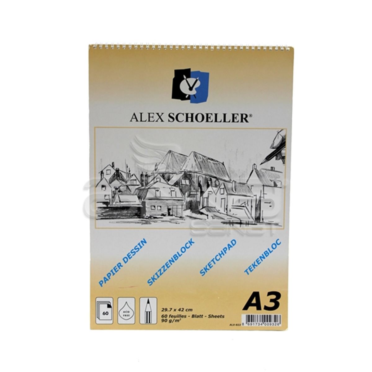 ALEX ESKİZ DEFTERİ A3 50-55 GR DİK ALX-863 1