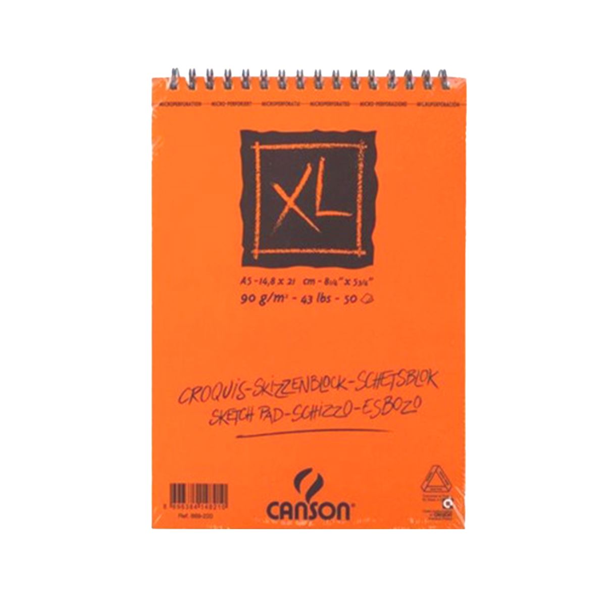 CANSON ESKİZ DEFTERİ XL ÜSTTEN SPİRALLİ A3 90 GR 50 YP FCNS09050A3US 1