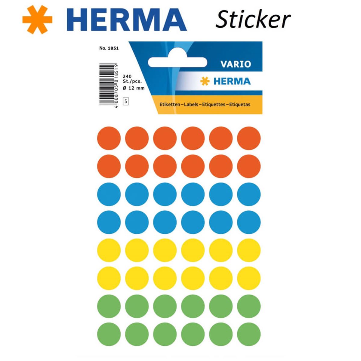 HERMA ETİKET KARIŞIK POŞET 1