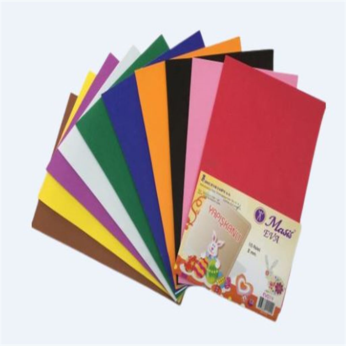 MASİS EVA 20x30 YAPIŞKANLI SARI 10 LU EV01Y 1
