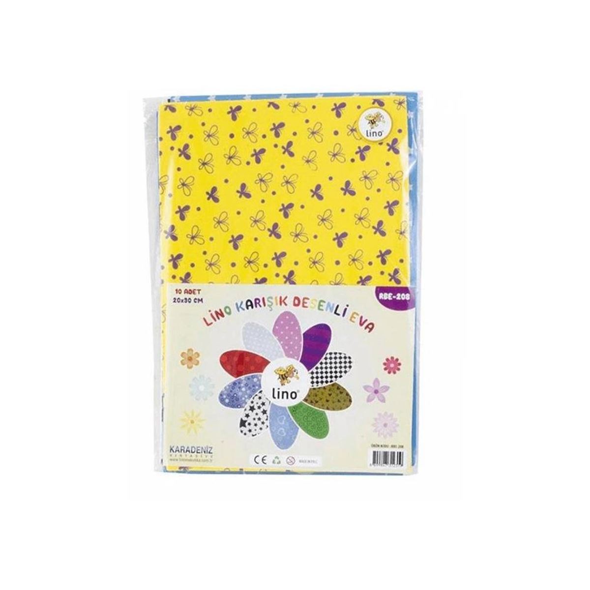 LİNO EVA DESENLİ 20x30 KARIŞIK 10 LU RBE-208 1