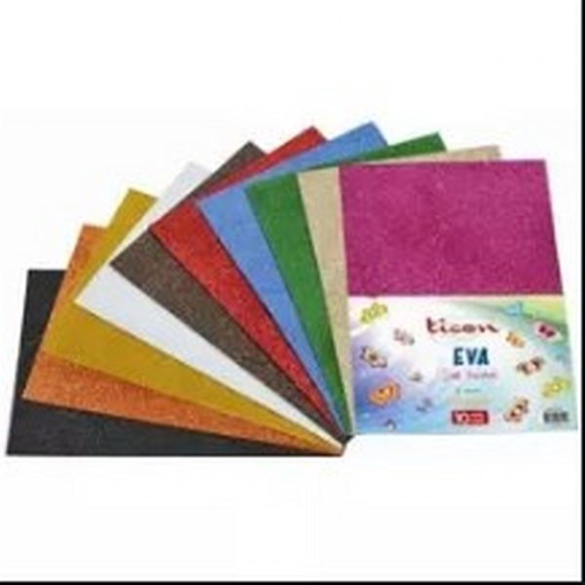 TİCON EVA 20x30 SİMLİ YAPIŞKANLI SİYAH 10 LU 283496 1