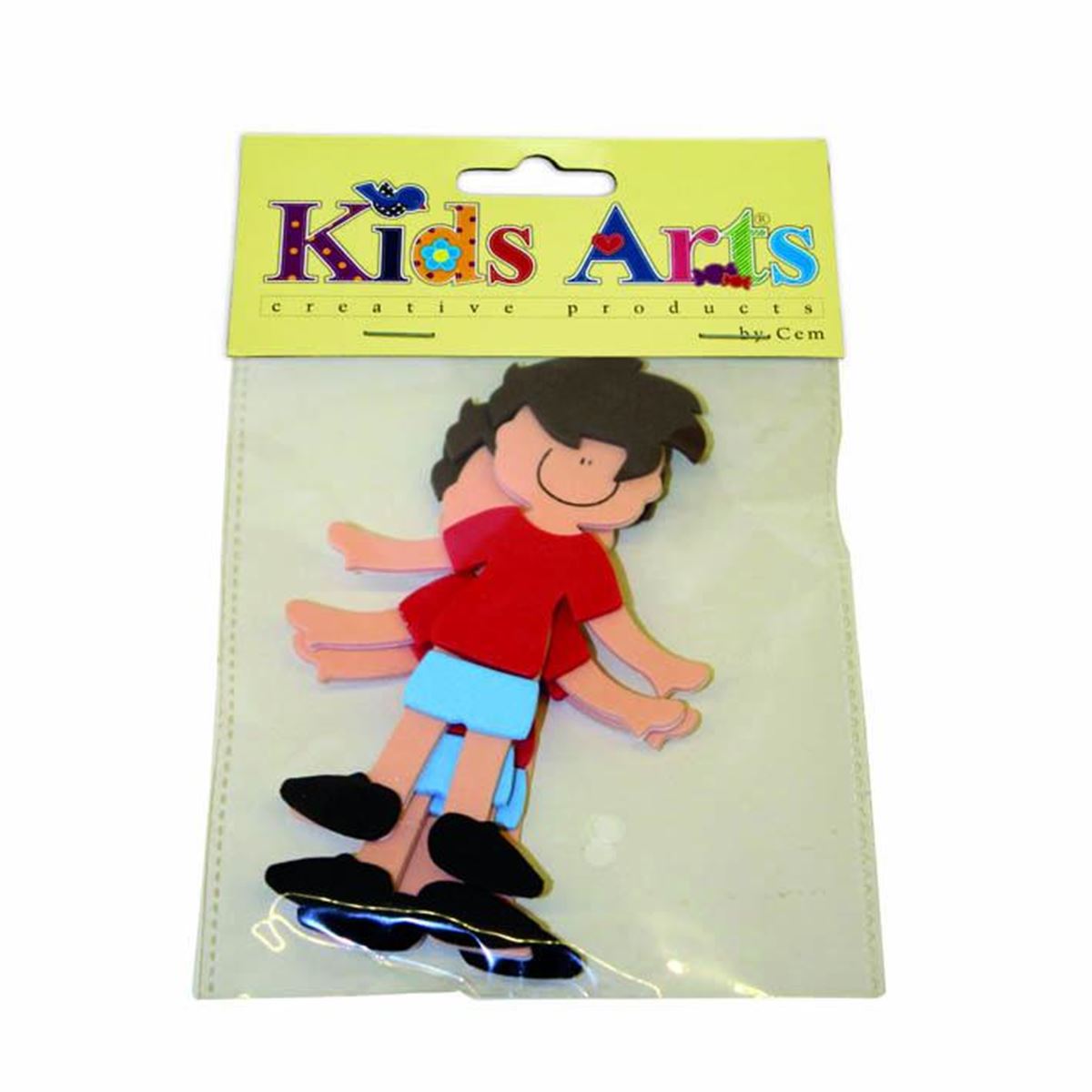 DOLPHİN KİDS ARTS EVA STİCKER ST-0401-3 ERKEK FİGÜRÜ 3 LÜ 1