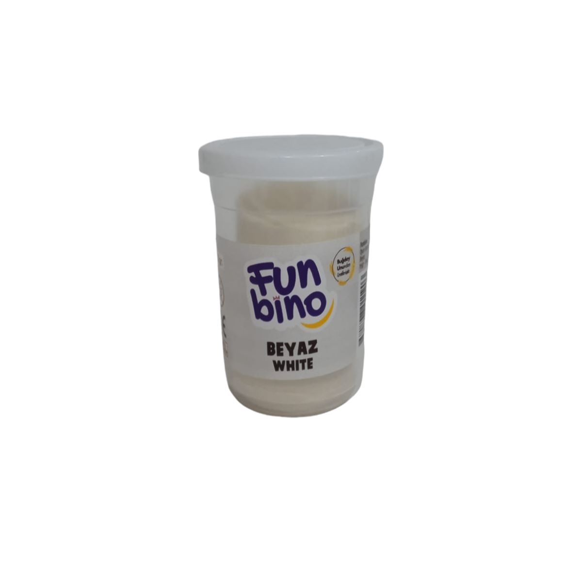 FUNBİNO OYUN HAMURU BEYAZ 115 GR F106 1