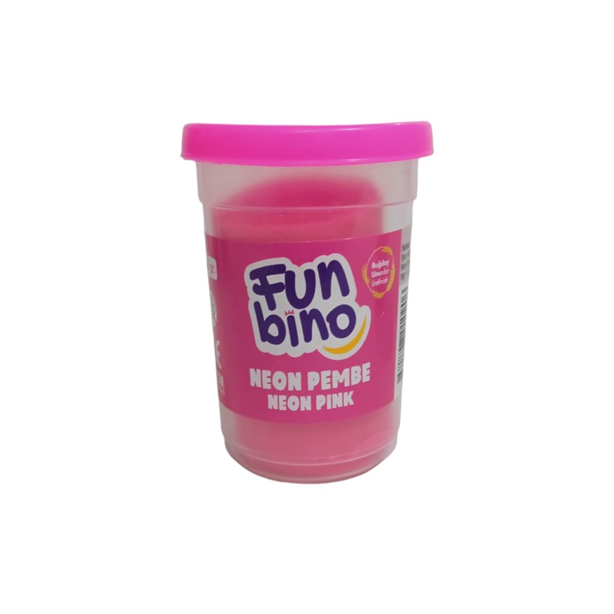 FUNBİNO OYUN HAMURU NEON PEMBE 115 GR F116 1