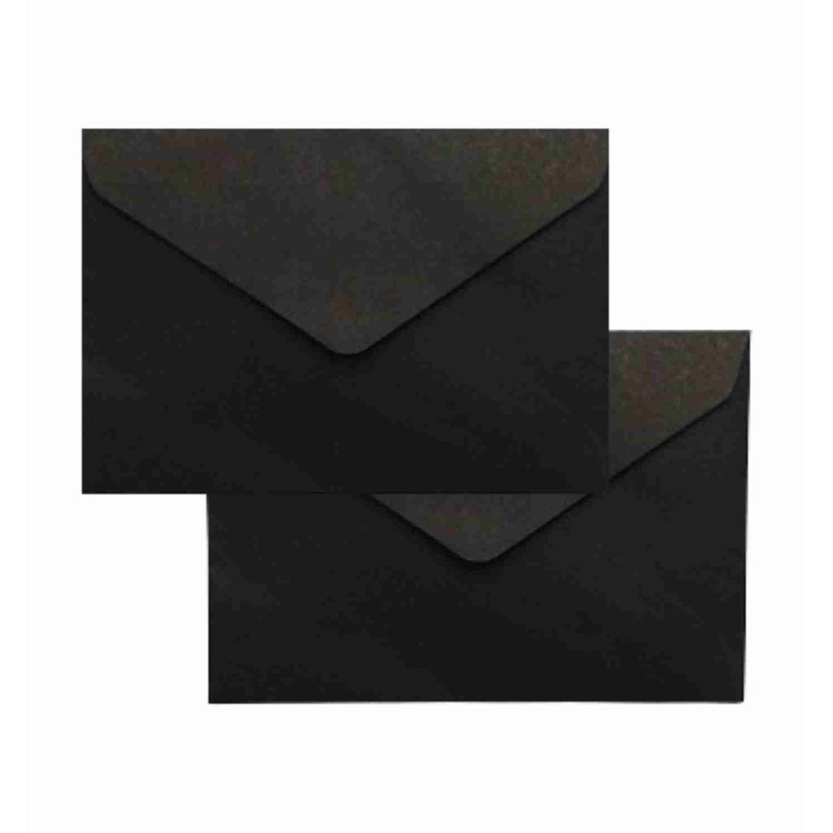 ASİL DAVETİYE ZARFI 13x18 SİYAH 120 GR 100 LÜ AS-15511 1