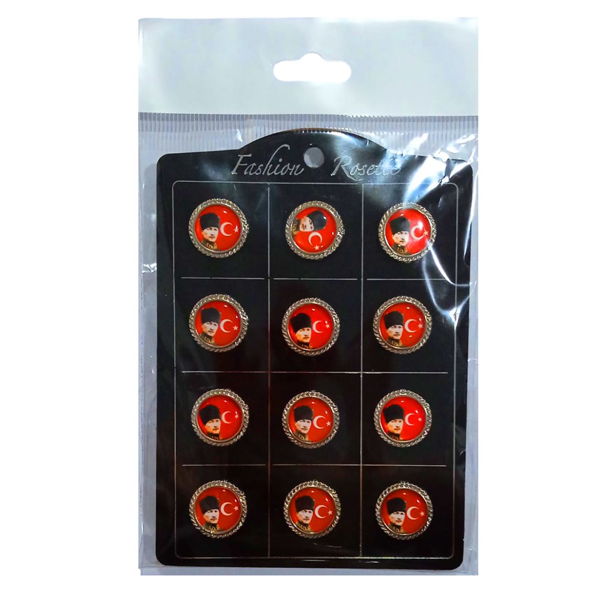 BUKET ROZET ATALI AY YILDIZ 12 Lİ BKT-900 1