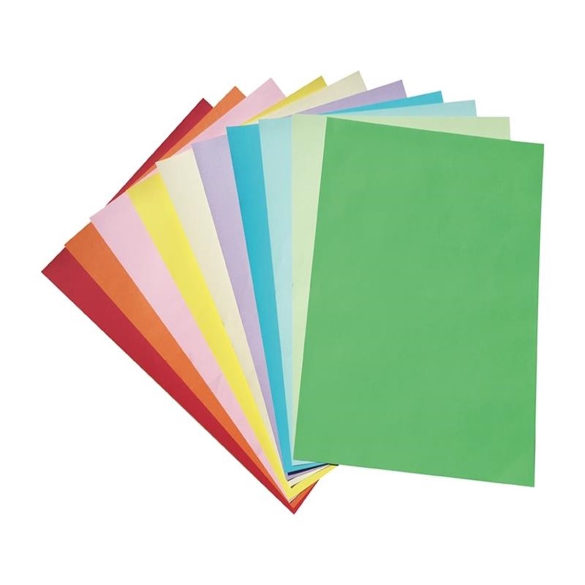 TİCON FON KARTONU 50x70 KARIŞIK 160 GR 10 LU POŞET 73817 1
