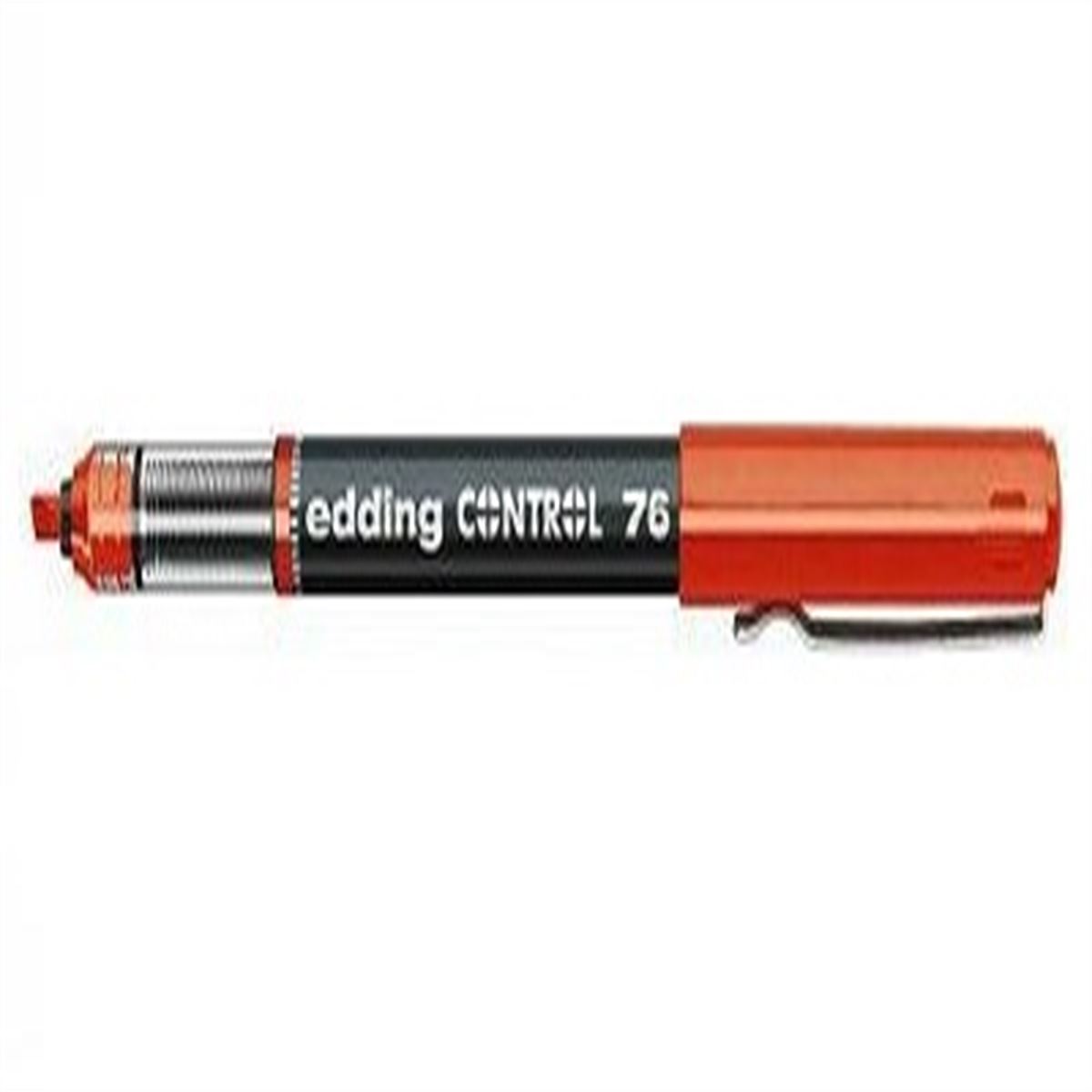 EDDİNG FOSFORLU KALEM 76 CEP TİPİ KIRMIZI 10 LU 1