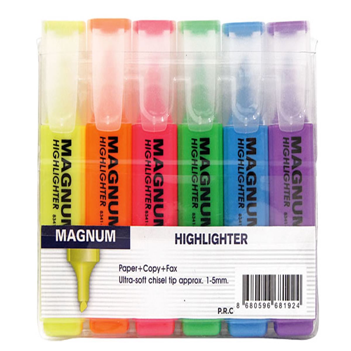 MONAMİ MAGNUM FOSFORLU KALEM 8341 6 LI 1