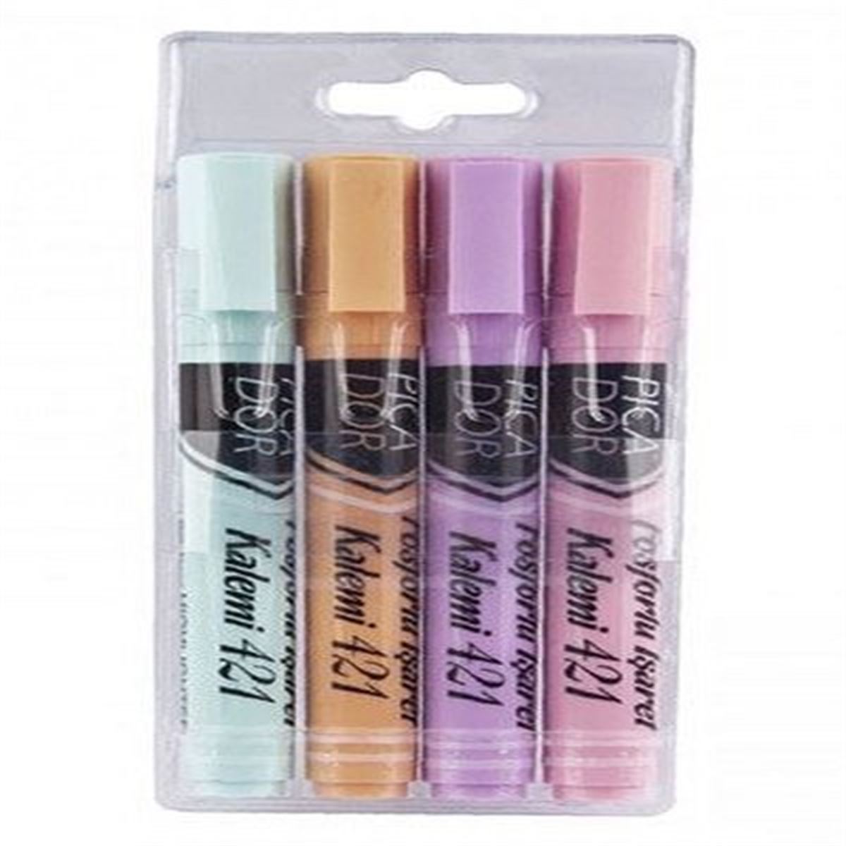 PİCADOR FOSFORLU KALEM PASTEL 4 LÜ KX 087 1