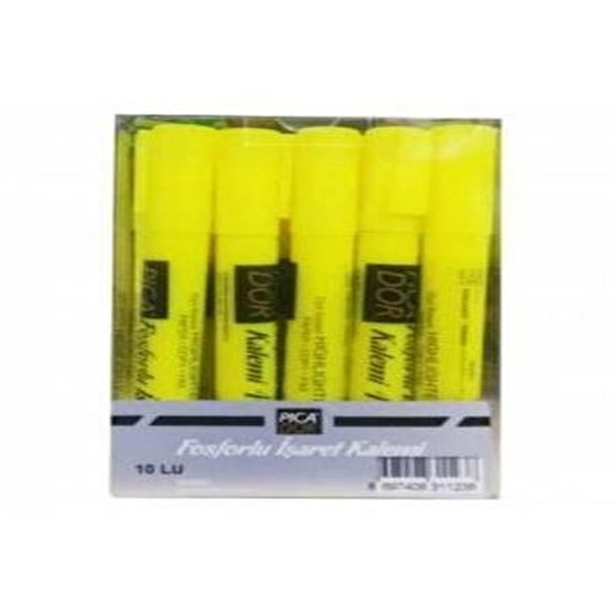 PİCADOR FOSFORLU KALEM PASTEL SARI 10 LU KX 081 1