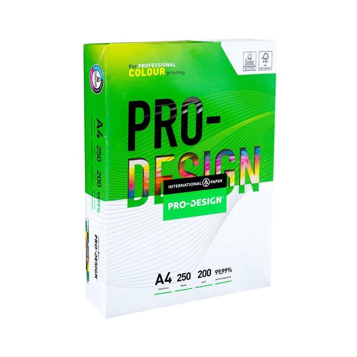 PRO DESİGN GRAMAJLI FOTOKOPİ KAĞIDI A4  200 GR 250 Lİ 1
