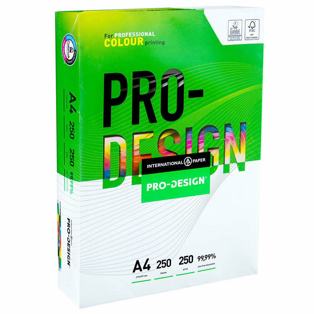 PRO DESİGN GRAMAJLI FOTOKOPİ KAĞIDI A4 250 GR 250 Lİ 1