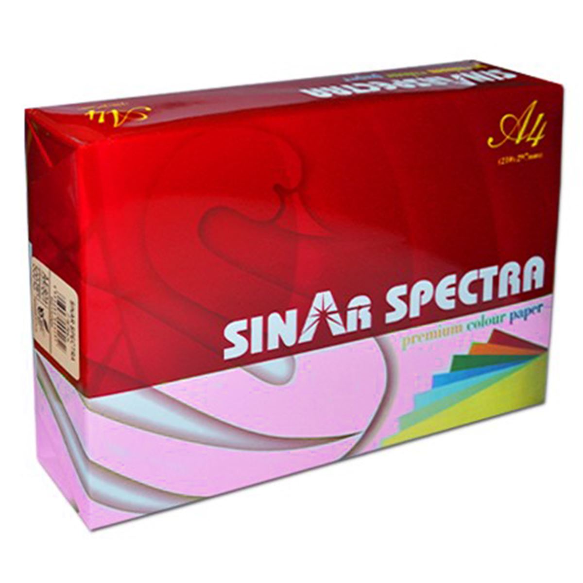 SINAR SPECTRA RENKLİ FOTOKOPİ KAĞIDI FOSFORLU KIRMIZI A4 75 GR 500 LÜ IT-350 1
