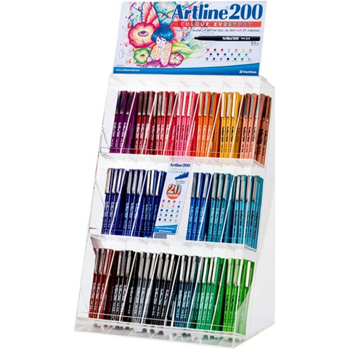 ARTLİNE FİNELİNER KALEM DEAL SET (20 DZ) AMM-200N.20D 1