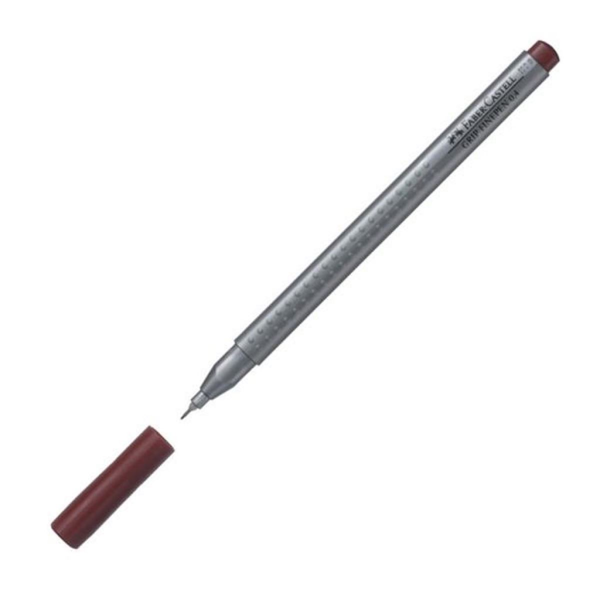 FABER GRİP FİNEPEN KALEM 0,4 MM. KAHVE 10 LU 151687 1