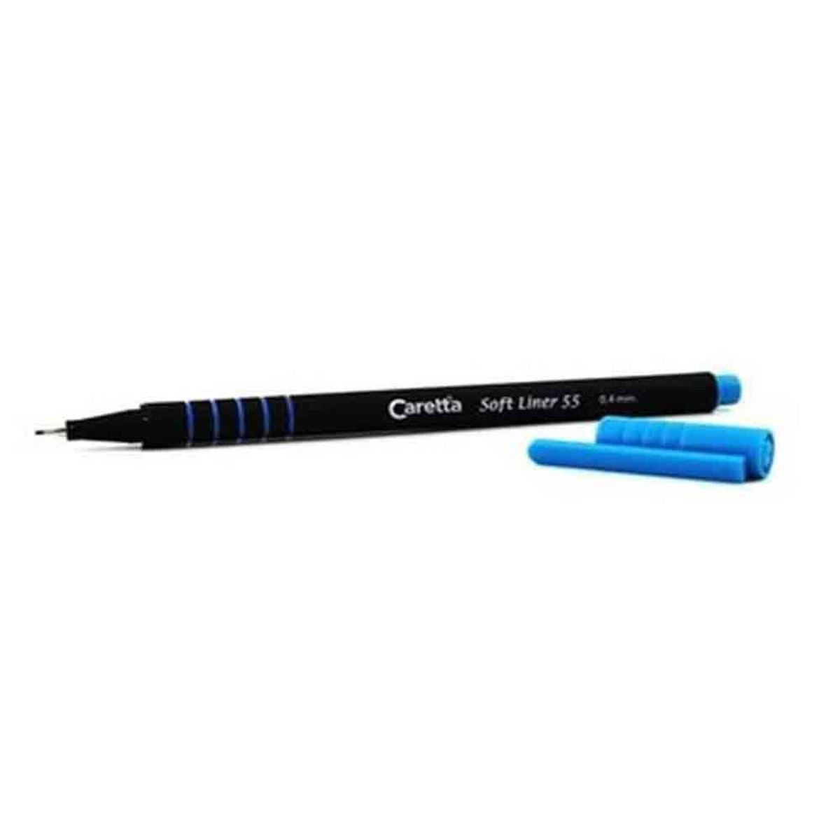 CARETTA SOFT LİNER KALEM 55-20 AÇIK MAVİ 10 LU 1