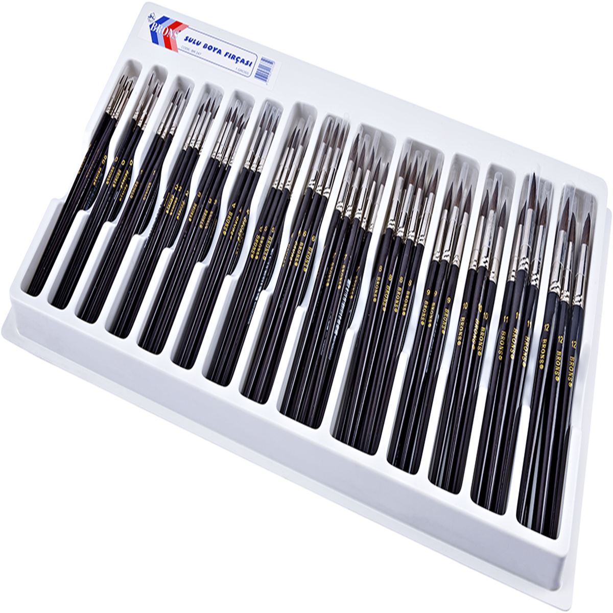 BRONS SULUBOYA FIRÇA STANDI 145 SERİSİ 144 LÜ BR-247 1