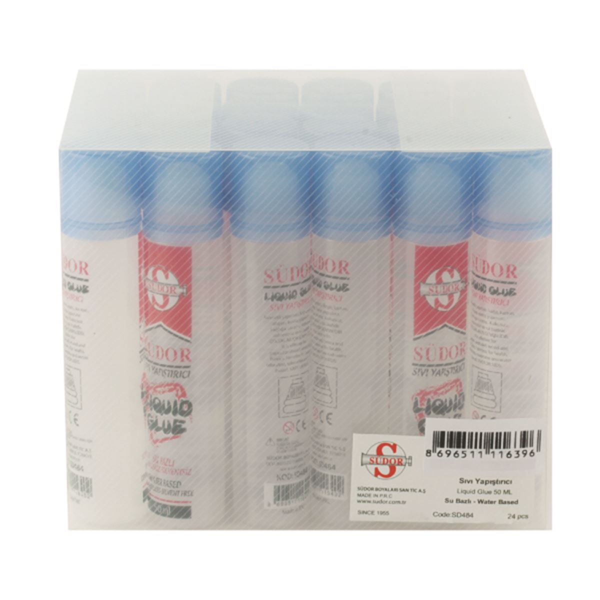 SÜDOR SIVI YAPIŞTIRICI SU BAZLI SOLVENTSİZ 50 ML 24 LÜ SD484 1
