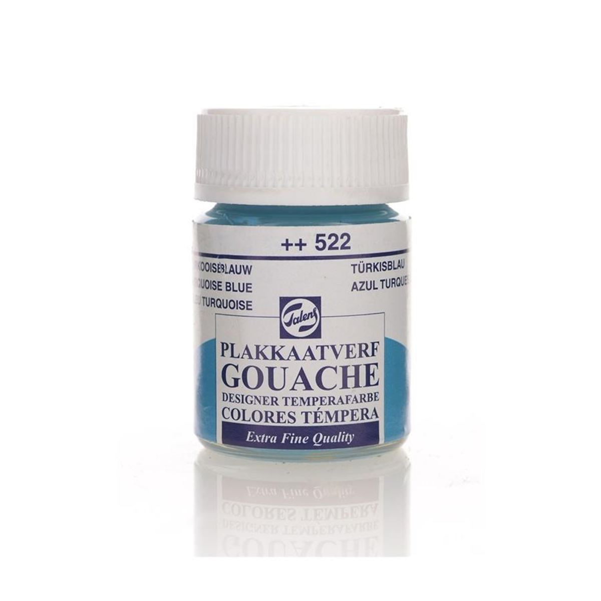 TALENS GUAJ BOYA ŞİŞE 522 TURQUOİSE BLUE 16 ML 08165222 1