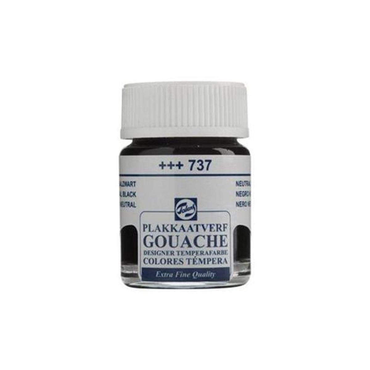 TALENS GUAJ BOYA ŞİŞE 737 NEUTRAL BLACK 16 ML 08167372 1