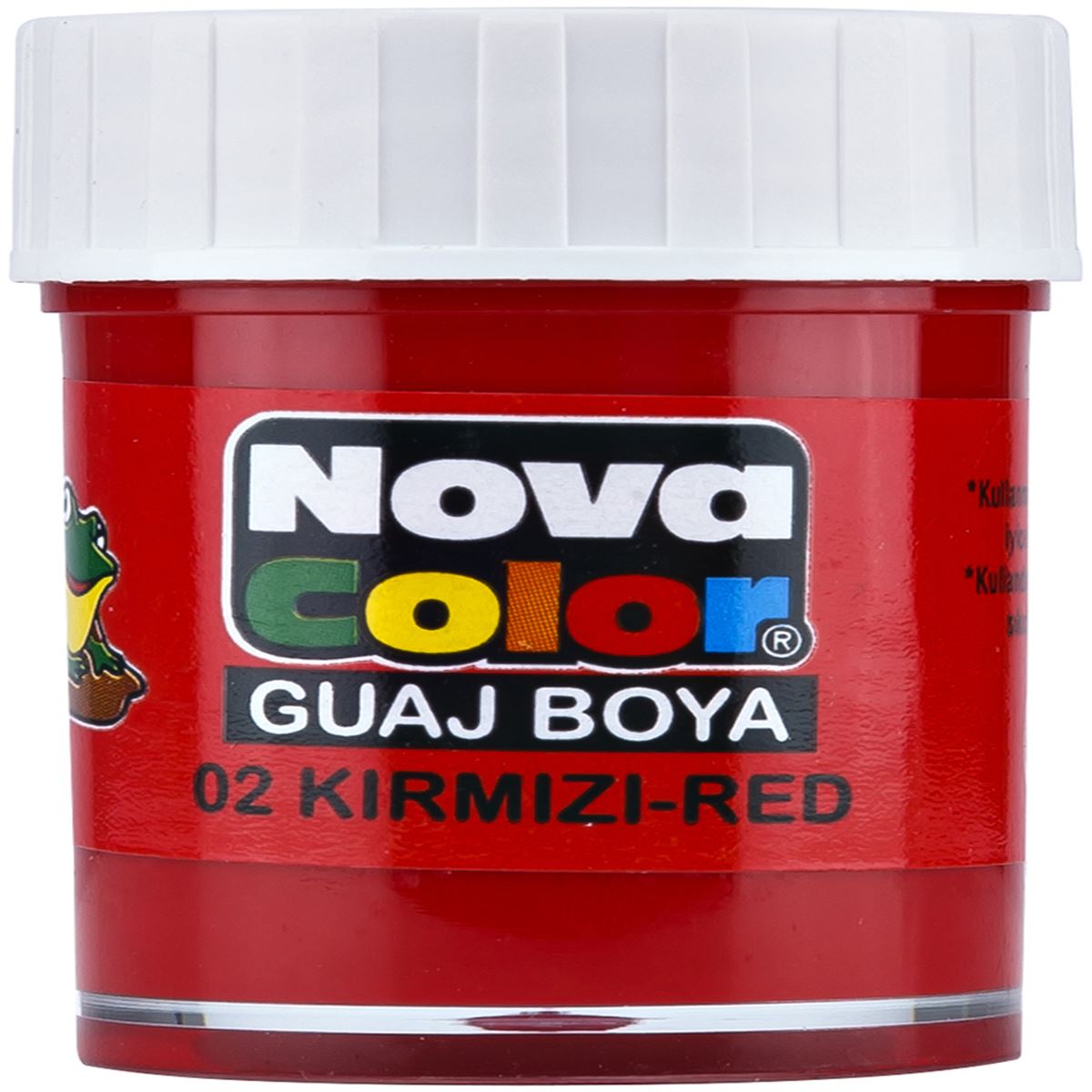 NOVA COLOR GUAJ BOYA ŞİŞE 25 ML KIRMIZI 12 Lİ NC-104 1