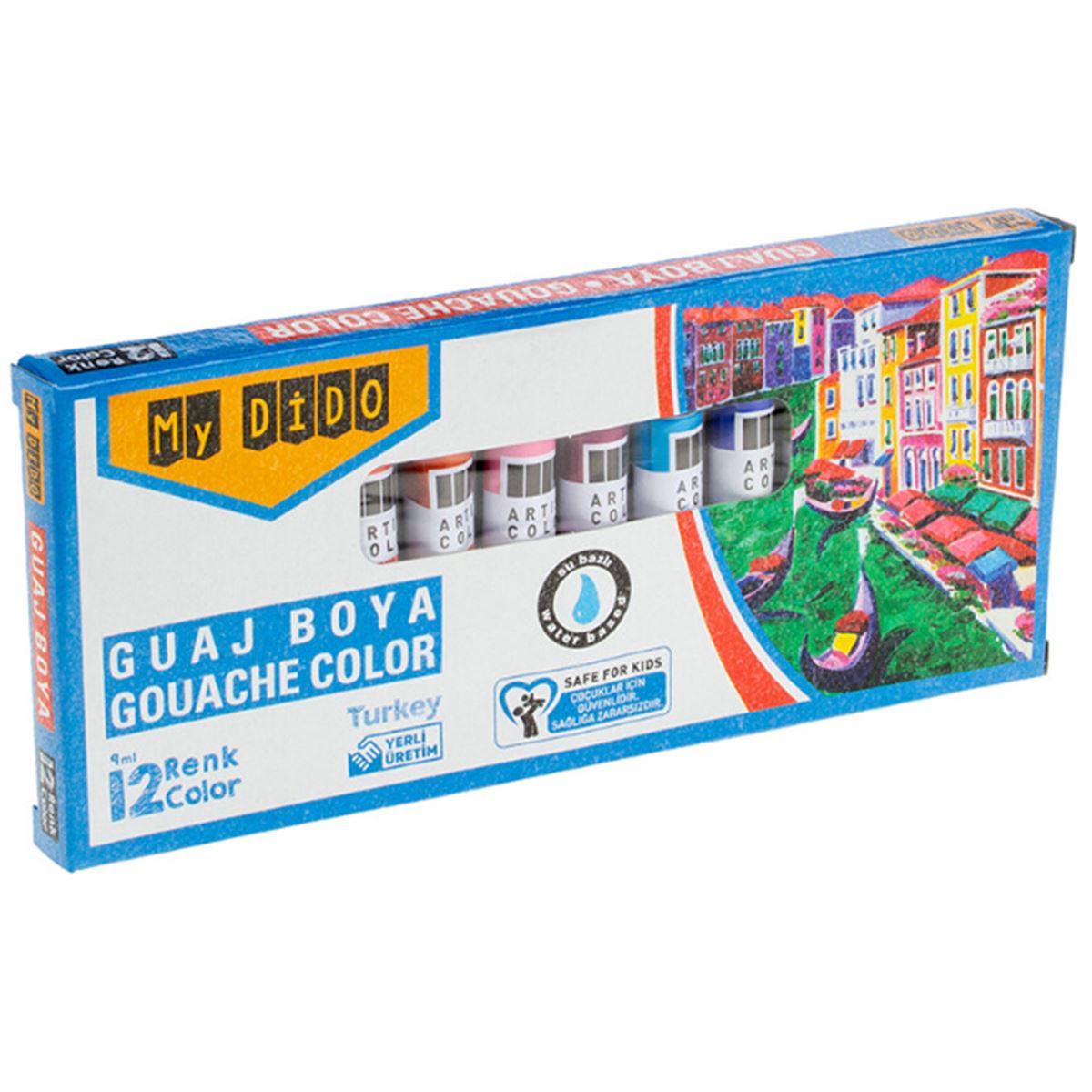 MY DİDO GUAJ BOYA TÜP 9 ML 12 RENK MY54 1