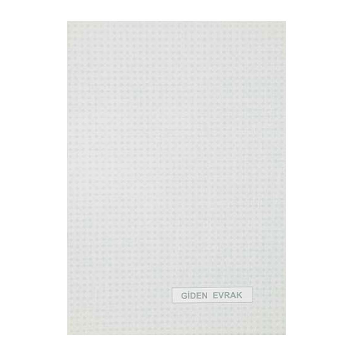 DİLMAN GİDEN EVRAK KAYIT DEFTERİ 5021 KARTON KAPAK 22x31,5 40 YP 1