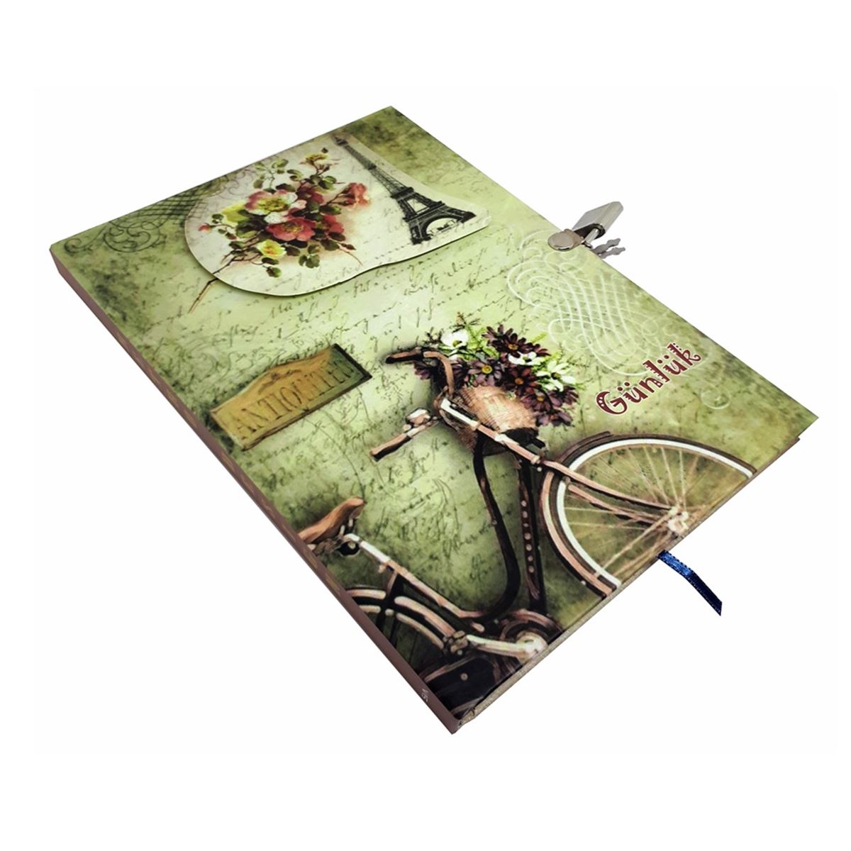 SVN HATIRA DEFTERİ 14x20 RETRO KİLİTLİ 1