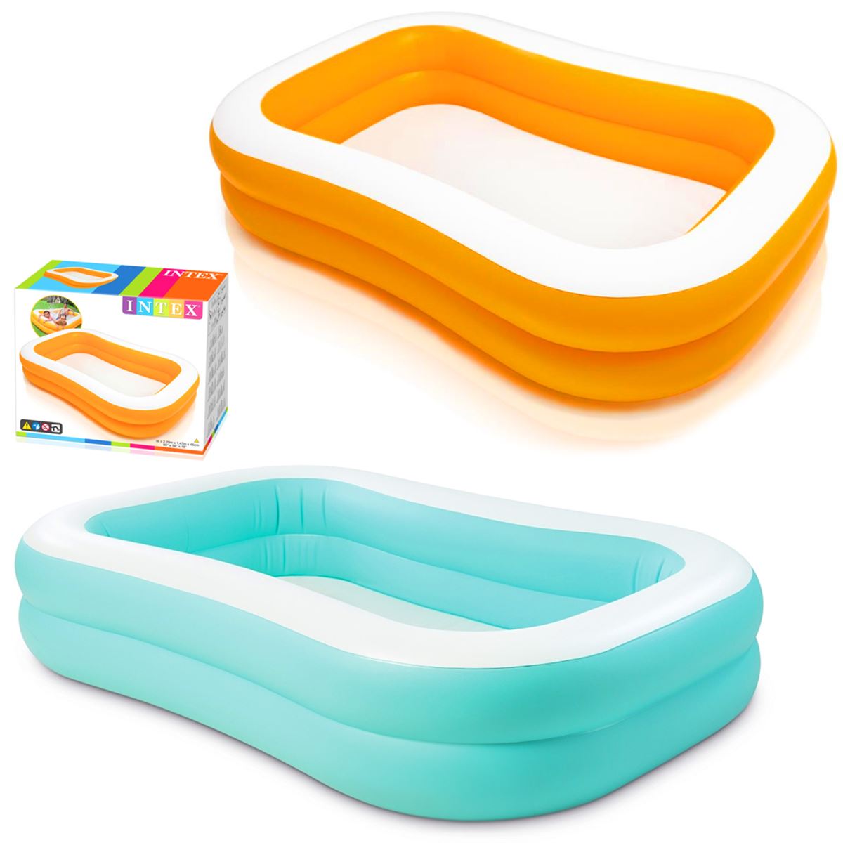 İNTEX 5781NP WET SET COLLECTİON AQUA SWİM AİLE HAVUZU 229x152x48 CM 1