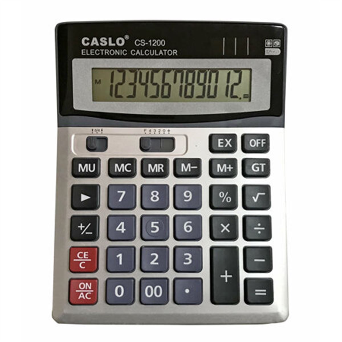 CASLO HESAP MAKİNESİ MASAÜSTÜ 12 HANE CS-1200 1