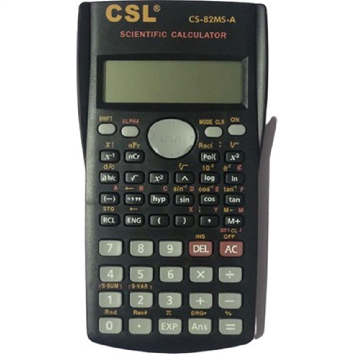 CSL HESAP MAKİNESİ CS-82MS-A FONKSİYONLU SİYAH 1
