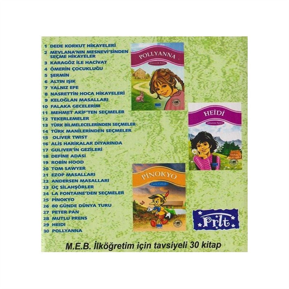 PARILTI HİKAYE 100 TEMEL ESER 1.KADEME 30 KİTAP 1