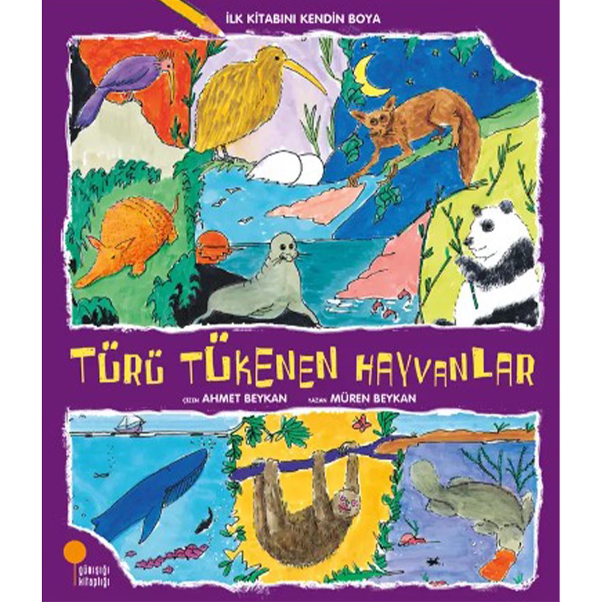 GÜNIŞIĞI HİKAYE İLK KİTABINI KENDİN BOYA-2: TÜRÜ TÜKENEN HAYVANLAR 1
