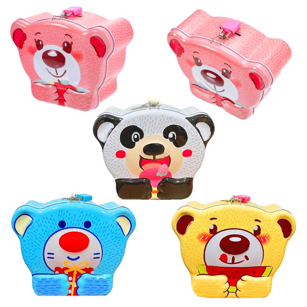 HUN BEST KUMBARA 13-13 PANDA AYICIK KİLİTLİ METAL 3+ 1