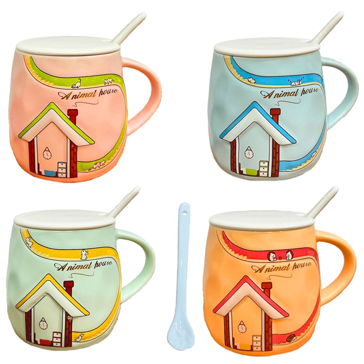 HUN YX CERAMİC CUP KUPA 2-356 PORSELEN 4 MODEL 1