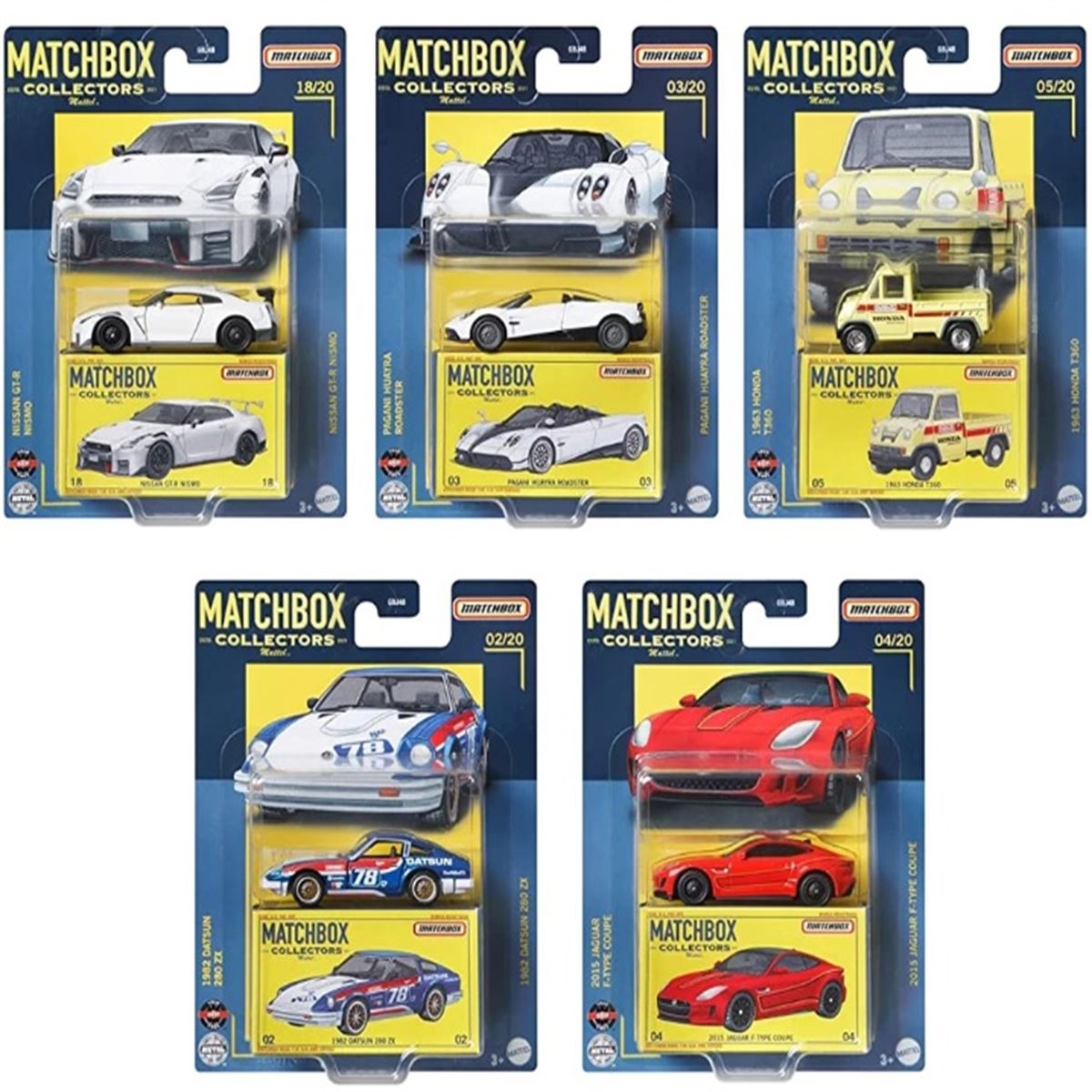 MATCHBOX METAL ARABA GBJ48 KOLEKSİYON ARAÇLAR SERİSİ 8 Lİ 3+ 1